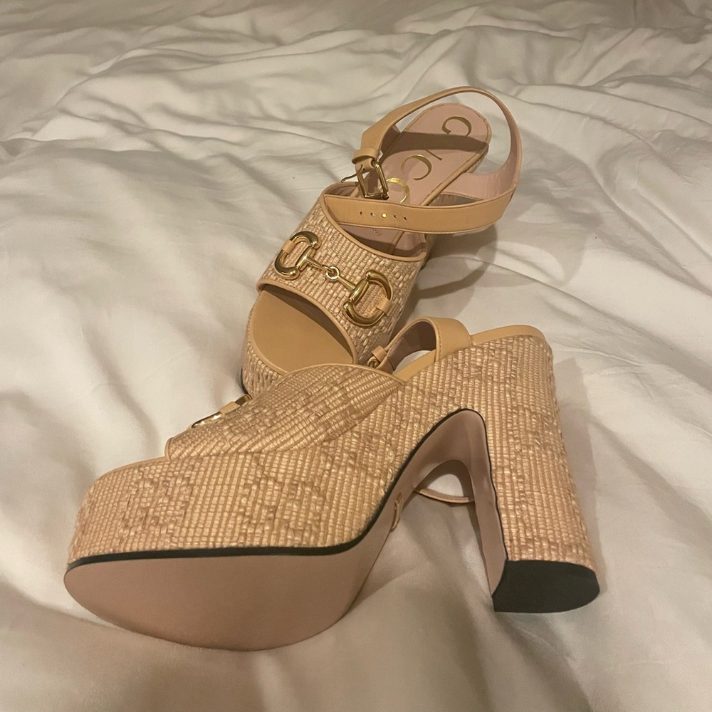 Brand new GUCCI sandals shoes with tags, box & bags
